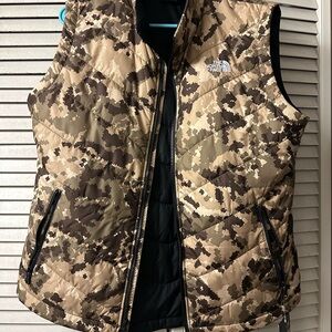 The North Face Brown Camouflage Vest